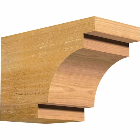 Mediterranean Rough Sawn Rafter Tail, Western Red Cedar, 6W X 8H X 12L